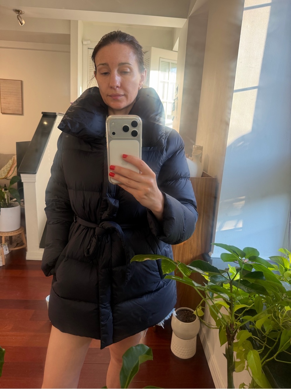 Ralph Lauren Navy 90% Down Puffer Jacket – Medium